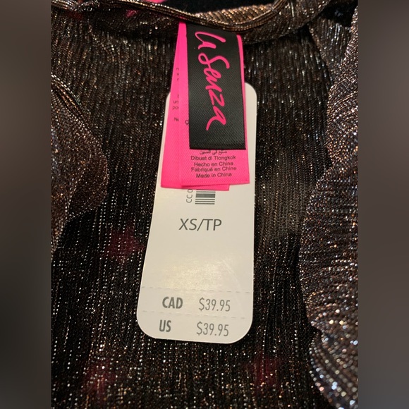 La Senza Golden Sheer Spaghetti Strap Sheer Dress XS - Picture 5 of 6